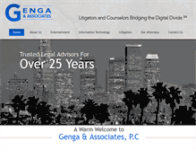 Tablet Screenshot of gengalaw.com